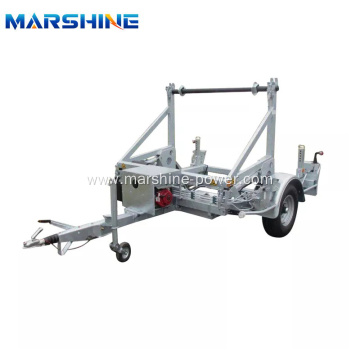 Used Hydraulic Reel Trailer Single Reel Trailer